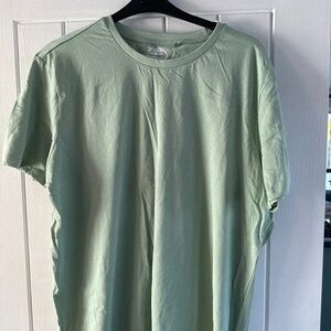 H&M Light Green High Low Dress